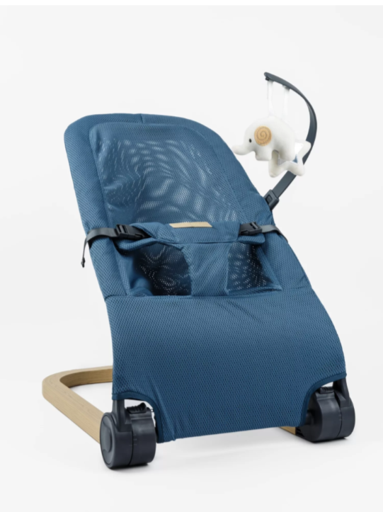 Детский шезлонг Amarobaby, Baby relax, голубой