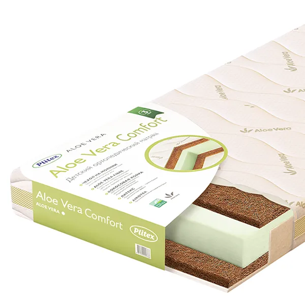 Матрас Plitex Aloe vera Comfort AB-01/1 12см 120*60