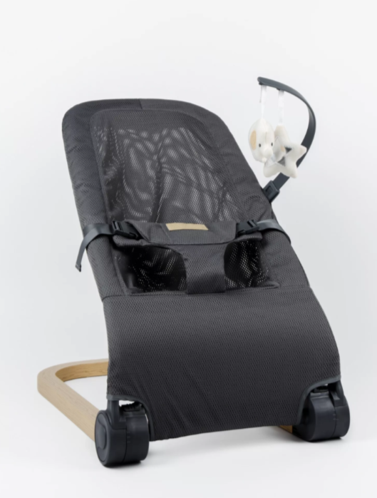 Детский шезлонг Amarobaby, Baby relax, серый