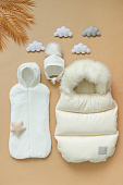 0350/М Комплект на выписку "Winter" (молочный/cream) Сезон: Зима