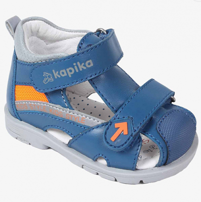 Сандалии, Цвет: джинс,  артикул: 10187-2 Kapika
