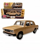 2105-12-BG Машина металл LADA ваз-2105 1997 12 cm, двери, багаж, инерц.бежевый