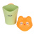 Ковш Pituso Котик с крышкой FG811 Green Ковш Pituso Котик с крышкой FG811 Green