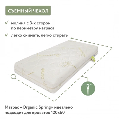 Матрас Plitex Organic Spring 120*60
