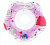 Круг для купания Roxy Kids муз. Лебединое озеро FL005 (розовый)