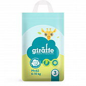 429194 Подгузники LOVULAR GIRAFFE 6-11кг 62 шт 
