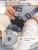 Электронные качели Amarobaby Teddy swing, серый Электронные качели Amarobaby Teddy swing, серый