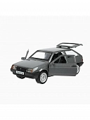 2108-12-GY Машина металл LADA-2108 "СПУТНИК" длина 12 см, двери, багаж, серый