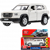 DARGO-12-SR Машина металл HAVAL haval dargo,дл 12 см, дв,багаж,инер, серебристый