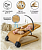 Детский шезлонг Amarobaby, Baby relax, бежевый