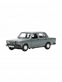 2107-12-GY (72) Машина металл ваз-2107 длина 12 см, двери, багаж, инер, мокрый асфальт,