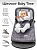 Детский шезлонг Amarobaby, Baby time, серый