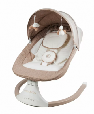 Электронные качели AMAROBABY LUCKY SWING, бежевый