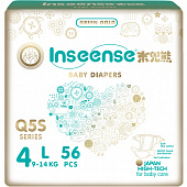 Подгузники Inseense Q5S L (9-14 кг), 56 шт