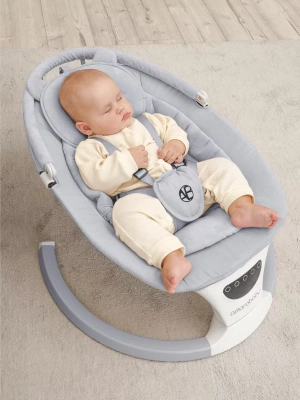 Электронные качели Amarobaby Teddy swing, серый
